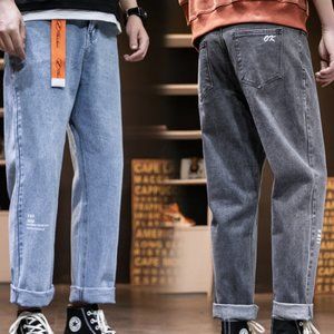 Men's Jeans Loose Straight Leg for Spring 2021